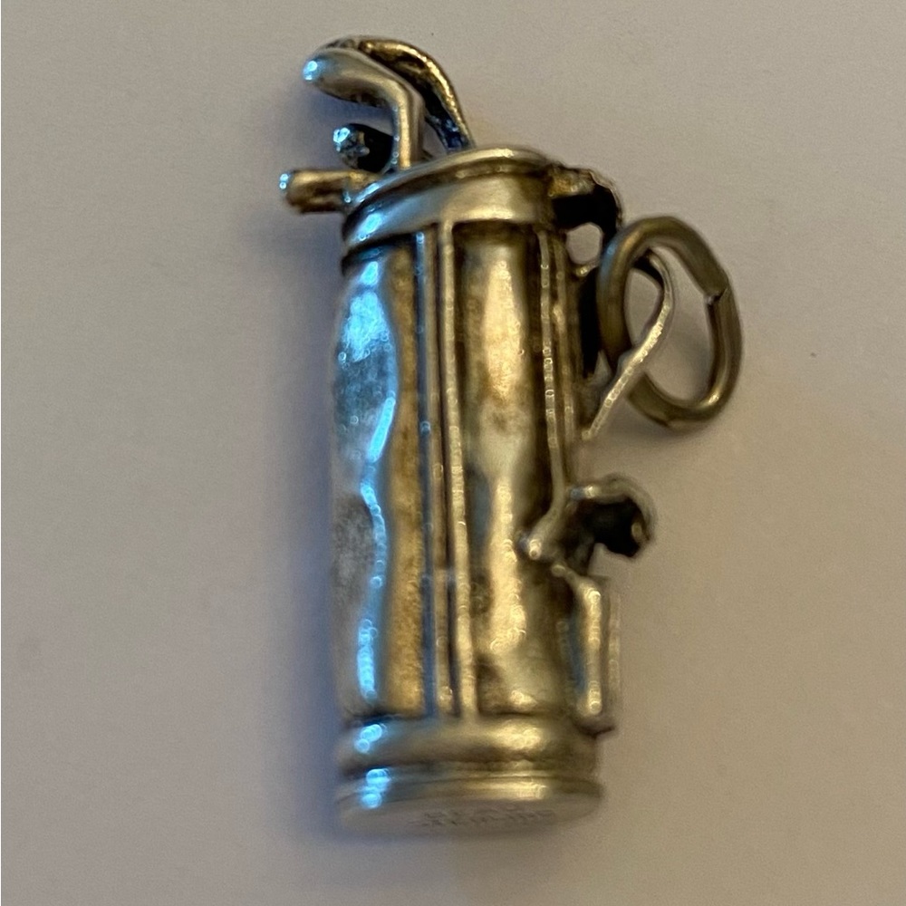 1960’s “Beau” Sterling Silver • Golf Clubs Charm • Vintage